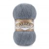 Alize Angora Gold - Medium Grey 1 Angora Gold Size 2 Yarn