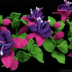 Fuchsia Flower Crochet Pattern 7 fuschia