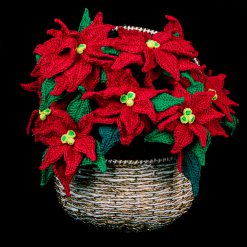 Poinsettia Holiday Décor Crochet Pattern