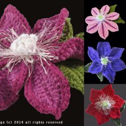 Collection of Clematis Crochet Pattern 14 Collection of Clematis Crochet Pattern