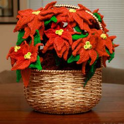 Poinsettia Holiday Décor Crochet Pattern 9 creatives 62