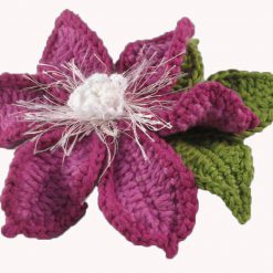 Collection of Clematis Crochet Pattern 15 lilac rogue climatis on white