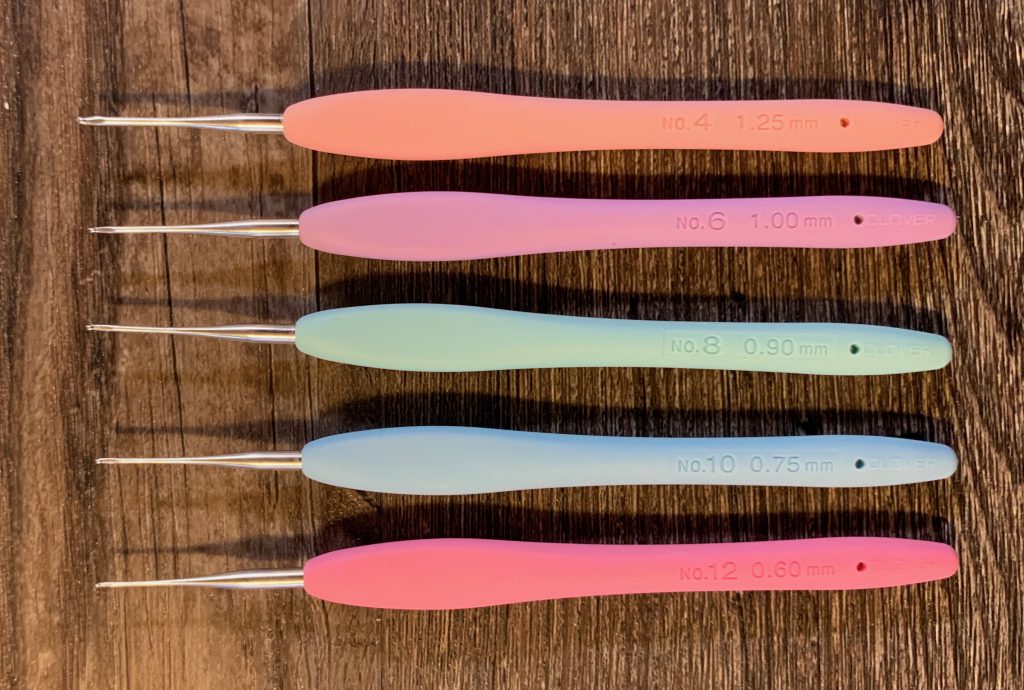 Our beginners guide to crochet thread 4 Crochet Hooks