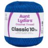 Aunt Lydia's Crochet Thread Size 10 Dark Royal 1 Aunt Lydia's Crochet Thread Size 10
