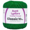 Aunt Lydia's Crochet Thread Size 10 Myrtle Green 1 Aunt Lydia's Crochet Thread Size 10