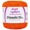 Aunt Lydia's Crochet Thread Size 10-Pumpkin 2 Aunt Lydia's Crochet Thread Size 10