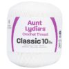 Aunt Lydia's Crochet Thread Size 10-White 1 Aunt Lydia's Crochet Thread Size 10