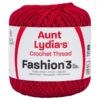 Aunt Lydia's Fashion Crochet Thread Size 3 Scarlet 1 Aunt Lydia's Fashion Crochet Thread Size 3