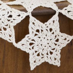 Alternative view of Star Table Runner Free Crochet Pattern