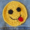 Yummy Happy Face Emoji Applique Free Crochet Pattern 2 LC6353 Yummy Happy Face Emoji Applique Free Crochet Pattern 1