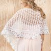 Gardenia Shawl Free Crochet Pattern 2 LC5506 Gardenia Shawl Free Crochet Pattern 1