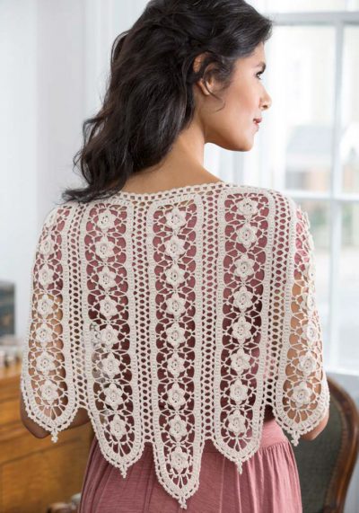 Wild-Rose-Shawl Free Crochet Pattern