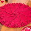Valentine Heart Doily Free Knitting Pattern 2 Aunt Lydias Valentines Heart Free Knitting Pattern