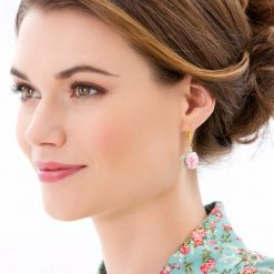 Rosebud Earrings Free Crochet Pattern