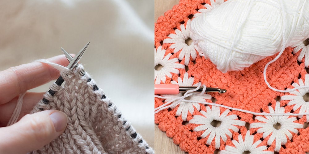 Knitting Vs Crochet Whats The Difference Lyns Crafts 