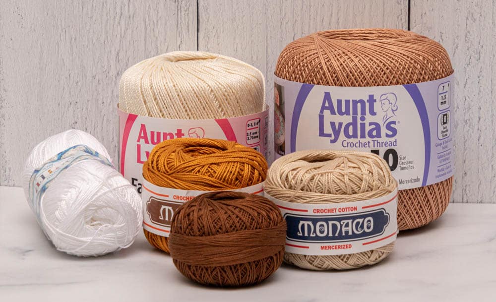 What are the sizes of crochet thread? Check out our size guide.