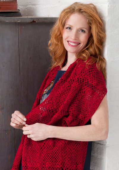 Romantic Shawl Free Crochet Pattern