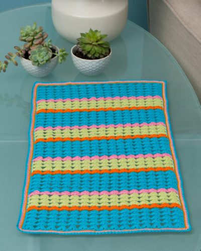 Colorful Table Doily Crochet Pattern