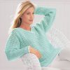 v neck tunic free crochet pattern