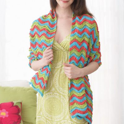 Waves Wrap Free Crochet Pattern