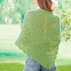 Patons Pastoral Lace Knit Shawl Free Knitting Pattern