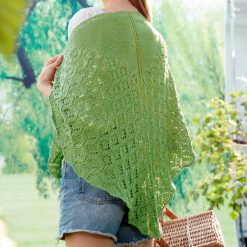 Patons Pastoral Lace Knit Shawl Free Knitting Pattern