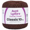 Aunt Lydia's Crochet Thread Size 10-Fudge Brown 1 Aunt Lydia's Crochet Thread Size 10