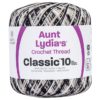 Aunt Lydia's Crochet Thread Size 10- Zebra 1 Aunt Lydia's Crochet Thread Size 10