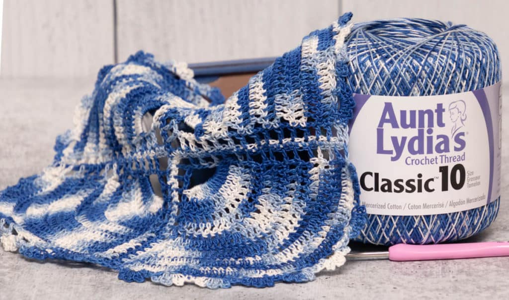 We review America's most popular crochet thread, Aunt Lydia's