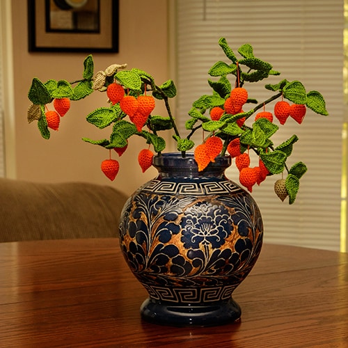 Monaco Crochet Thread 6 Chinese Lantern Made with Monaco