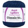 Aunt Lydia's Crochet Thread Size 10-Navy 1 Aunt Lydia's Crochet Thread Size 10