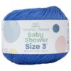 Aunt Lydia's Baby Shower Crochet Thread - Crayon Blue 1 Aunt Lydia's Baby Shower Crochet Thread Size 3