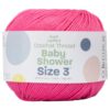 Aunt Lydia's Baby Shower Crochet Thread - Hot Pink 1 Aunt Lydia's Baby Shower Crochet Thread Size 3