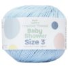 Aunt Lydia's Baby Shower Crochet Thread - Icy Blue 2 Aunt Lydia's Baby Shower Crochet Thread Size 3