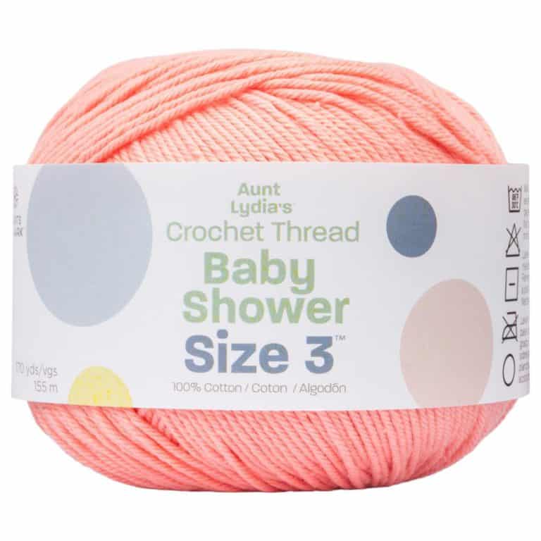 Aunt Lydia's Baby Shower Crochet Thread Shrimp Lyns Crafts