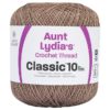 Aunt Lydia's Crochet Thread Size 10 Taupe Clai 1 Aunt Lydia's Classic Crochet Thread Size 10