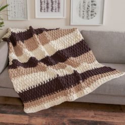 Bernat Lush Life Blanket Free Crochet Pattern
