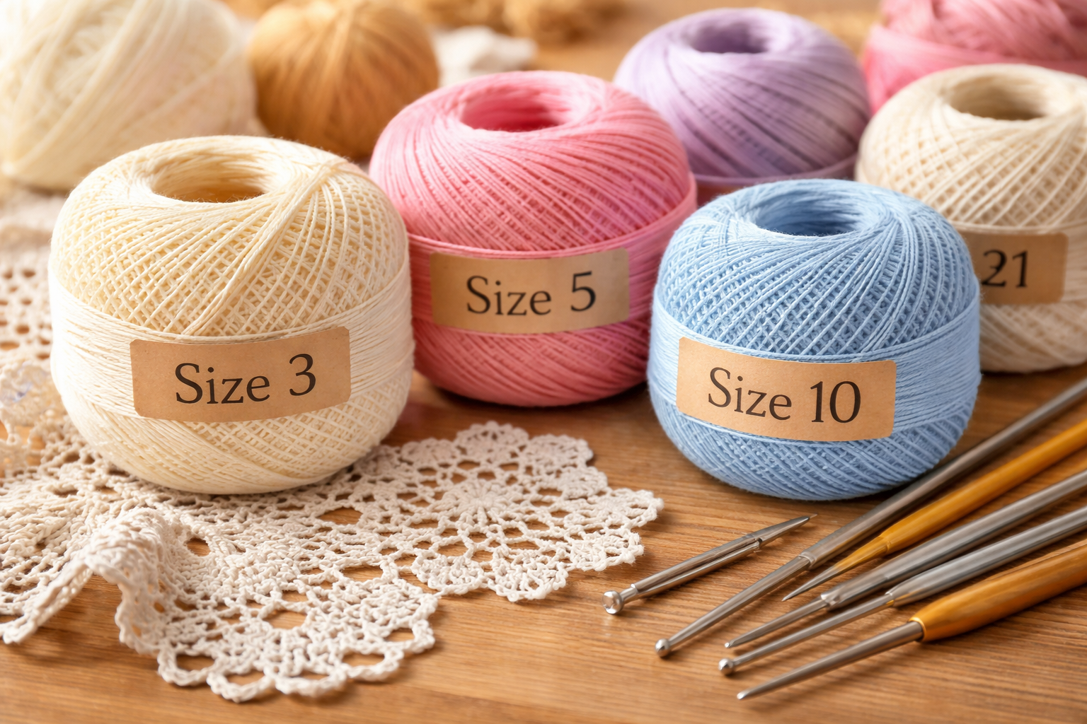 How to Choose the Right Crochet Thread Size for Your Project 1 choose crochet thread size