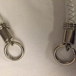 White Faux Leather Handle 6 1954