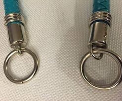 Alternative view of Blue Faux Leather Handle