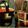 Mitered Granny Tote Bag Crochet Pattern 2 Mitered Granny Tote Bag Crochet Pattern